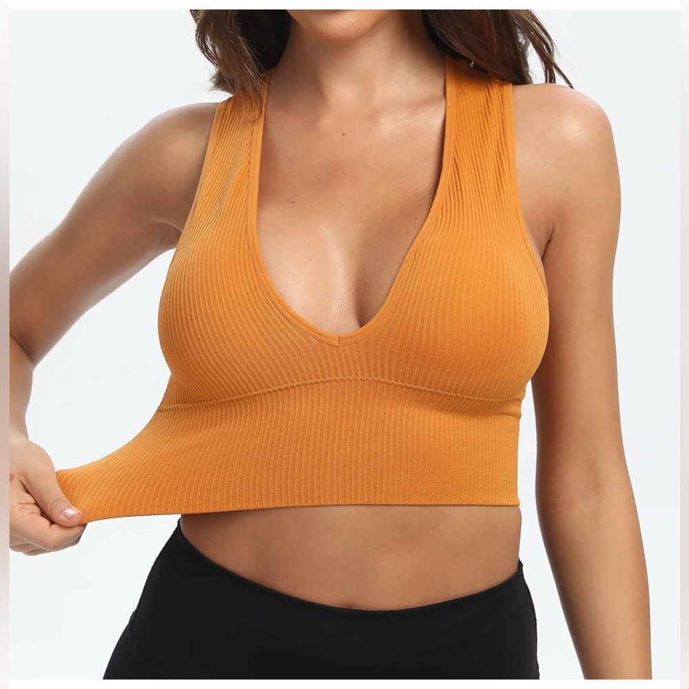 Venbond Women's Sexy Crop Top Deep Plunge Size XS - Picture 2 of 7